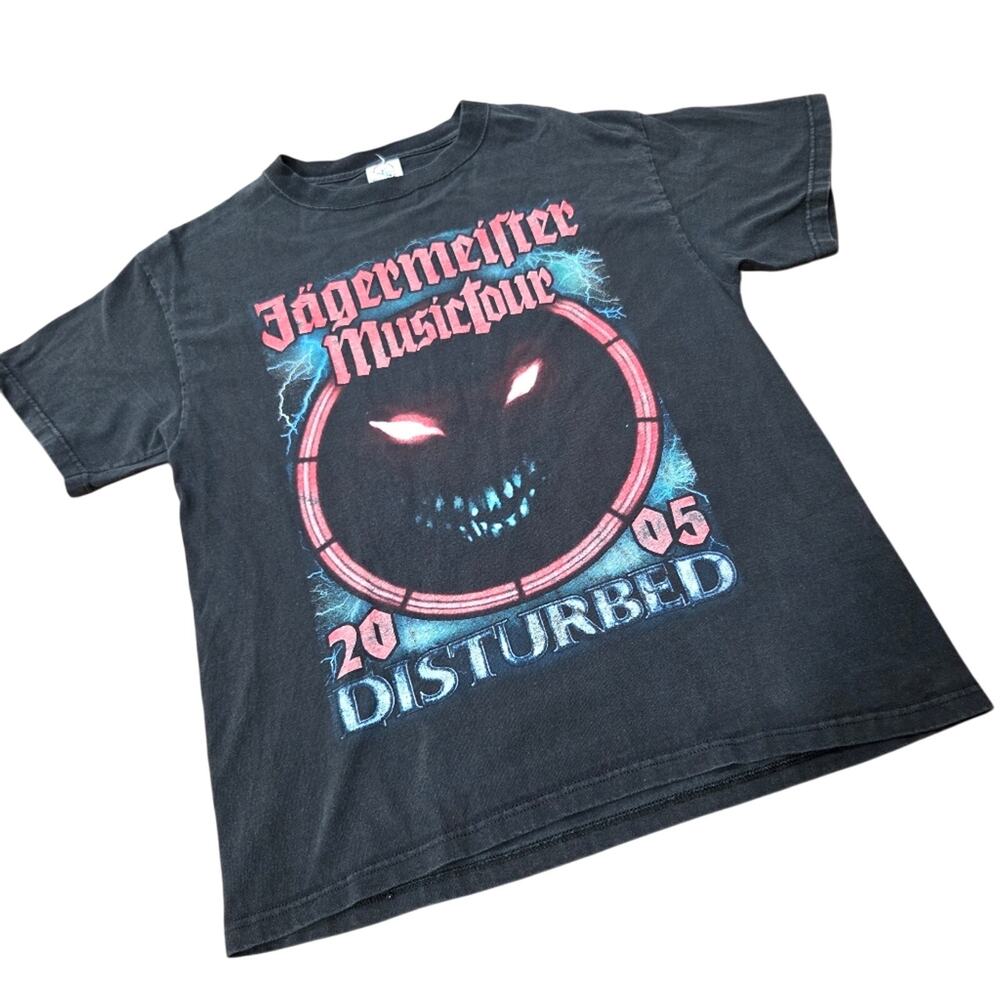Vintage 2005 Disturbed Jägermeister Music Tour T-Shirt  Size Medium